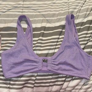 NWOT aerie lavender swim top